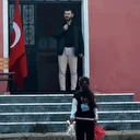 Yürekleri ısıtan görüntü: Konya'da bir öğretmenli, bir öğrencili okulda 29 Ekim töreni 