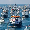 Trabzon'da denizciler Filistin ve Küresel Sumud Filosu'na destek için Karadeniz'e açıldı