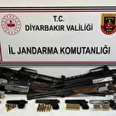 Diyarbakır’da ruhsatsız silah operasyonu