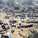 Gazze Limanı yerinden edilmiş binlerce Filistinliye ev sahipliği yapıyor