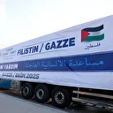 Türkiye Diyanet Vakfı Gazze için Mısır'ın Ariş kentine 20 tır insani yardım gönderdi