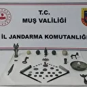Muş’ta tarihi eser operasyonu: Çok sayıda obje ele geçirildi