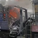 Rusya Sumi tren istasyonunu İHA ile vurdu