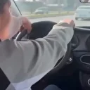 Bursa'da trafikte tehlikeli makas: Direksiyon tutuşu pes dedirtti