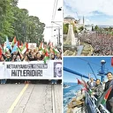 Meydanlardan Gazze’ye selam: Bu isyan İsrail'i boğacak