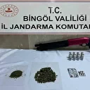Bingöl’de uyuşturucu madde ve ruhsatsız silah ele geçirdi