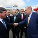 الرئيس أردوغان يصل أذربيجان لحضور قمة منظمة الدول التركية