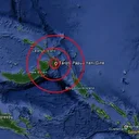 Papua Yeni Gine'de 6,6 büyüklüğünde deprem meydana geldi.