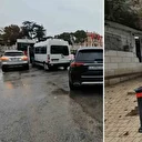 Edirne’de yola dökülen yağ zincirleme kazaya yol açtı: Dört araç birbirine girdi