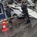 Ankara’da ilginç kaza: Araç ATM’ye girdi sürücü yaralandı