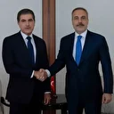 Bakan Fidan IKBY Başkanı Barzani ile görüştü