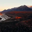 Alaska kartpostala döndü: Sonbaharın tüm tonları bir arada