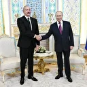 Rusya Devlet Başkanı Putin ve Azerbaycan Cumhurbaşkanı Aliyev bir araya geldi