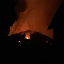 Çankırı'da bir ev alev alev yandı