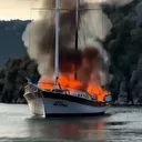 Antalya’da korkutan yangın: Denizdeki gulet alev alev yandı