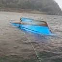 Giresun'da tekne alabora oldu