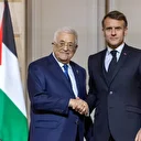 Le président de l'État de Palestine, Mahmoud Abbas reçu à l'Élysée par Macron