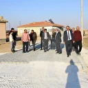 Başkan Kılca parke ve bordür çalışmalarını yerinde inceledi