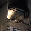 Kağıthane'de 6 katlı binada patlama anı kamerada: Molozlar yola savruldu