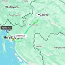 Hırvatistan'da düşen uçağın radar görüntüsü ortaya çıktı