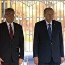 Cumhurbaşkanı Erdoğan KKTC lideri Erhürman'ı resmi törenle karşıladı