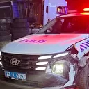 Dur ihtarına uymayıp kaçarken polise çarptı