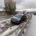 Çorum'da dolu yağışı zincirleme kaza getirdi: 10 yaralı