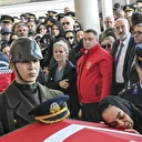 Şehit Hava Pilot Yarbay Gökhan Korkmaz için İstanbul'da cenaze töreni düzenlendi
