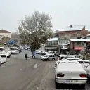 Adıyaman'ın Çelikhan ilçesinde mevsimin ilk karı yağdı