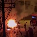 Bursa’da hafif ticari araç alev alarak kül oldu