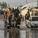 Gazze'de biriken yağmur suları çadırlarda kalan Filistinlilerin yaşamını zorlaştırdı
