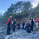 Antalya'da dağda mahsur kalan kişiyi AFAD ve jandarma ekipleri kurtardı