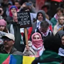 Brüksel'de binlerce kişi Gazze için yürüdü