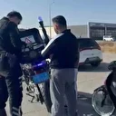 Abartı egzozlu motosiklet sürücüsüne 9 bin 267 lira ceza