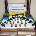 Zonguldak’ta kaçak silah imalathanesinde 30 binin üzerinde fişek ele geçirildi