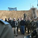 Katil'den işgal pozu: Netanyahu, Suriye'de işgal ettikleri tampon bölgeye gitti