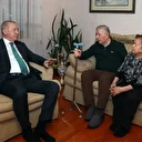 Cumhurbaşkanı Erdoğan'dan YİK üyesi Köksal Toptan'a ziyaret