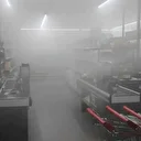 Amasya’da korkutan yangın: Marketi duman kapladı