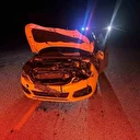 Otomobilin çarptığı dana olay yerinde telef oldu