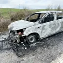 Edirne’de seyir halindeki otomobil alev topuna döndü