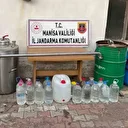 Manisa’da 112 litre sahte içki ele geçirildi