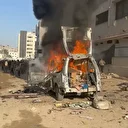 İsrail ateşkese rağmen Gazze'de Filistinli sivillerin olduğu aracı bombaladı