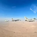 MSB Katar'da gerçekleşen tatbikattaki Türk F-16'ların havadaki görüntülerini paylaştı