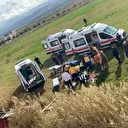 Manisa’da otomobil tarlaya uçtu: 1’i bebek 5 yaralı