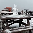 Uludağ’da sezonun ilk karı yağdı: Zirve kısa sürede beyaza büründü