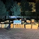 Tonlarca kaçak tütün ele geçirildi: 1 gözaltı