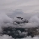 1650 rakımlı Dürtmen Dağı'ndaki "sis denizi" dronla görüntülendi