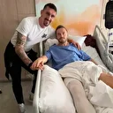 Savic'ten kaptan Visca'ya hastanede ziyaret