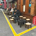 Caddeye taşan esnaf için böyle çözüm bulundu: Çizgiyi geçmek yasak