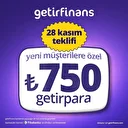 GetirFinans’tan yeni müşterilere özel 750 TL değerinde getirpara 